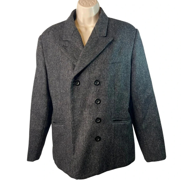 International Scene‎ Vintage Wool Blazer Womens Size 12 - Picture 1 of 14